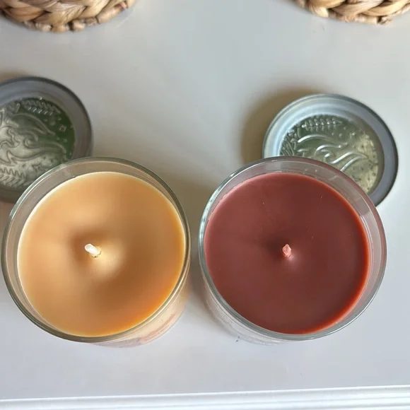 Caramel Pumpkin Swirl & Pumpkin S'mores Single Wick Bath & Body Works Candle Set - Picture 2 of 4